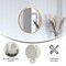 Flash Furniture 20" Round Gold Metal Framed Accent Wall Mirror HFKHD-0GD-CRE8-291315-GG - alternate 8